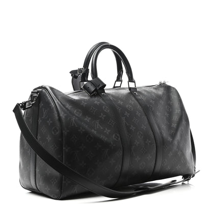 Louis Vuitton Monogram Eclipse Keepall Bandouliere 45 3 of 9
