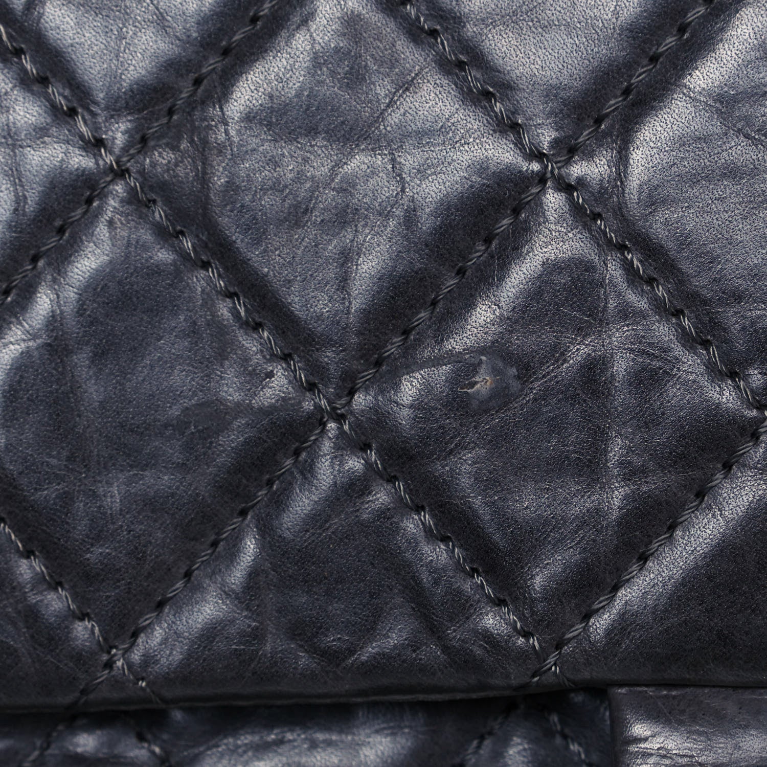 Chanel Aged Calfskin 50th Anniversary 2.55 Reissue 227 Flap Gris 18 of 23