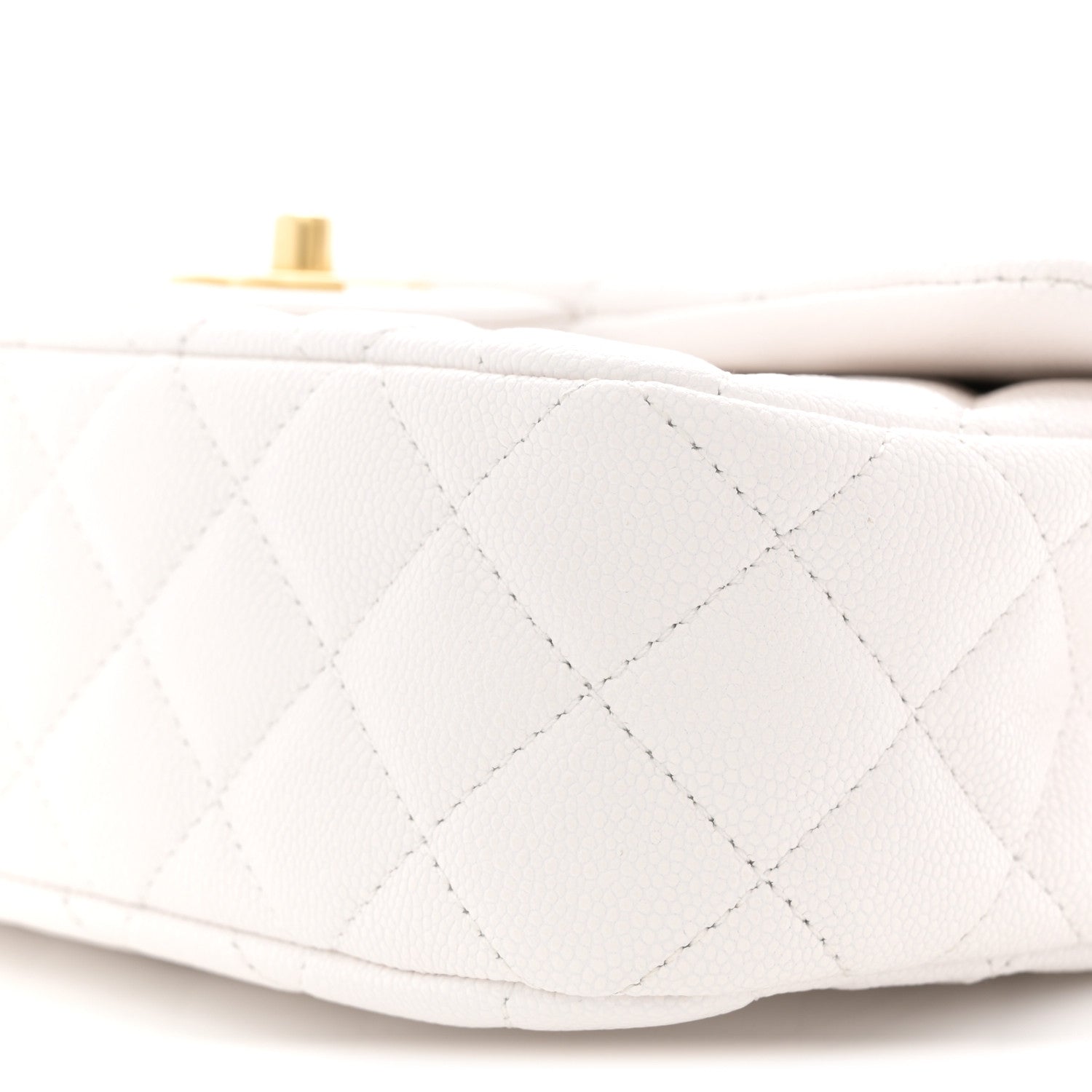 Chanel Caviar Quilted Small Handy CC Flap White 1815452 – FASHIONPHILE