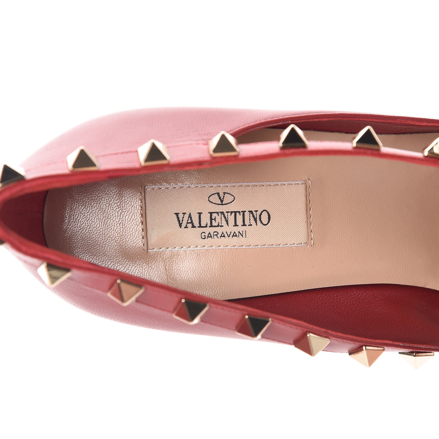 Valentino Garavani Nappa Rockstud Cross Strap D'Orsay 105mm Pumps 37.5 Rosso Valentino 6 of 11