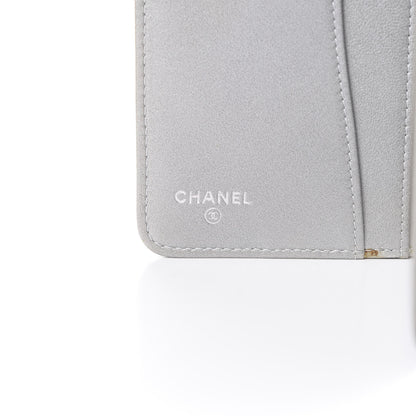 Chanel Lambskin Camellia Embossed Medium Agenda Cover Black 5 of 10