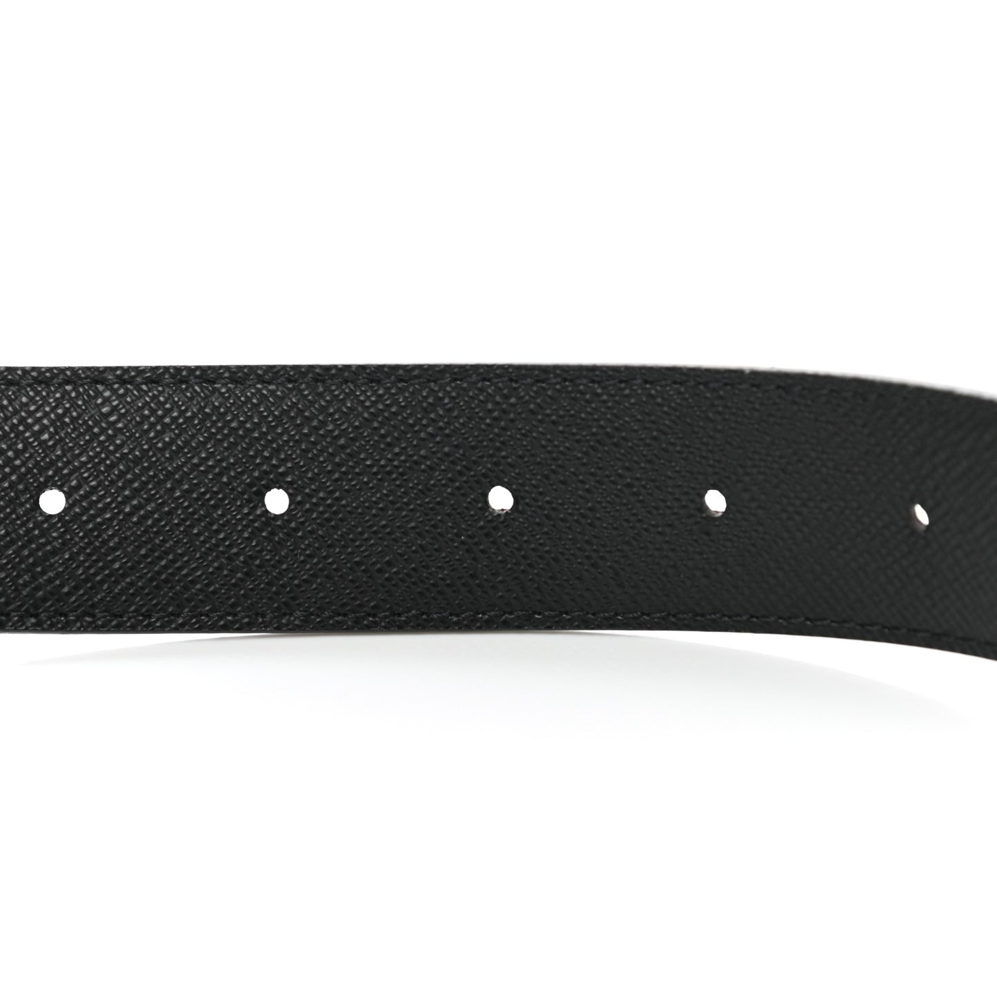 Calfskin Monogram 40mm LV Initiales Reversible Belt 80 32 Black