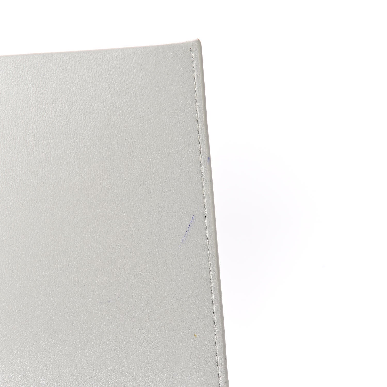 Saint Laurent Calfskin Crocodile Embossed Kate Monogram Tassel Chain Wallet Cremasoft 12 of 13