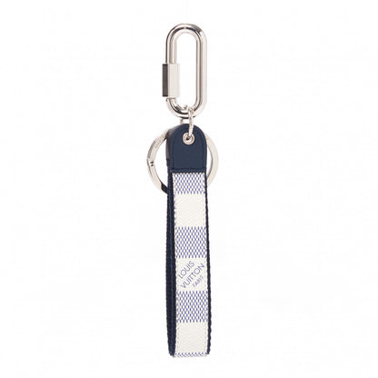 Louis Vuitton Damier Azur Coastline Dragonne Bag Charm Key Holder 1 of 5