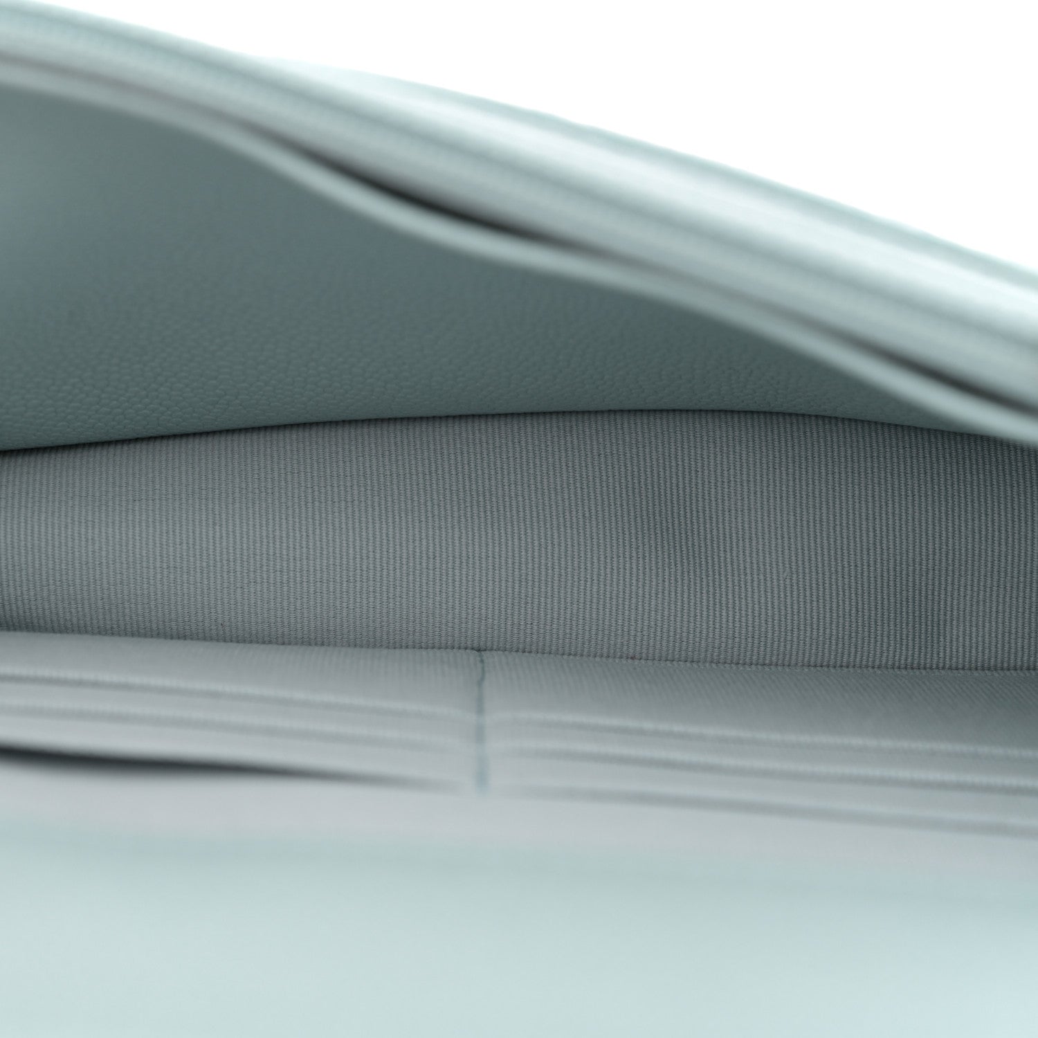 Chanel Caviar Quilted Tiny CC Wallet On Chain WOC Light Blue 5 of 11