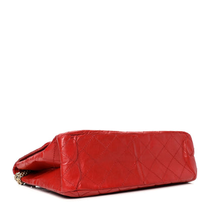 Chanel Aged Calfskin Quilted 2.55 Reissue 227 Flap Red 3 of 6
