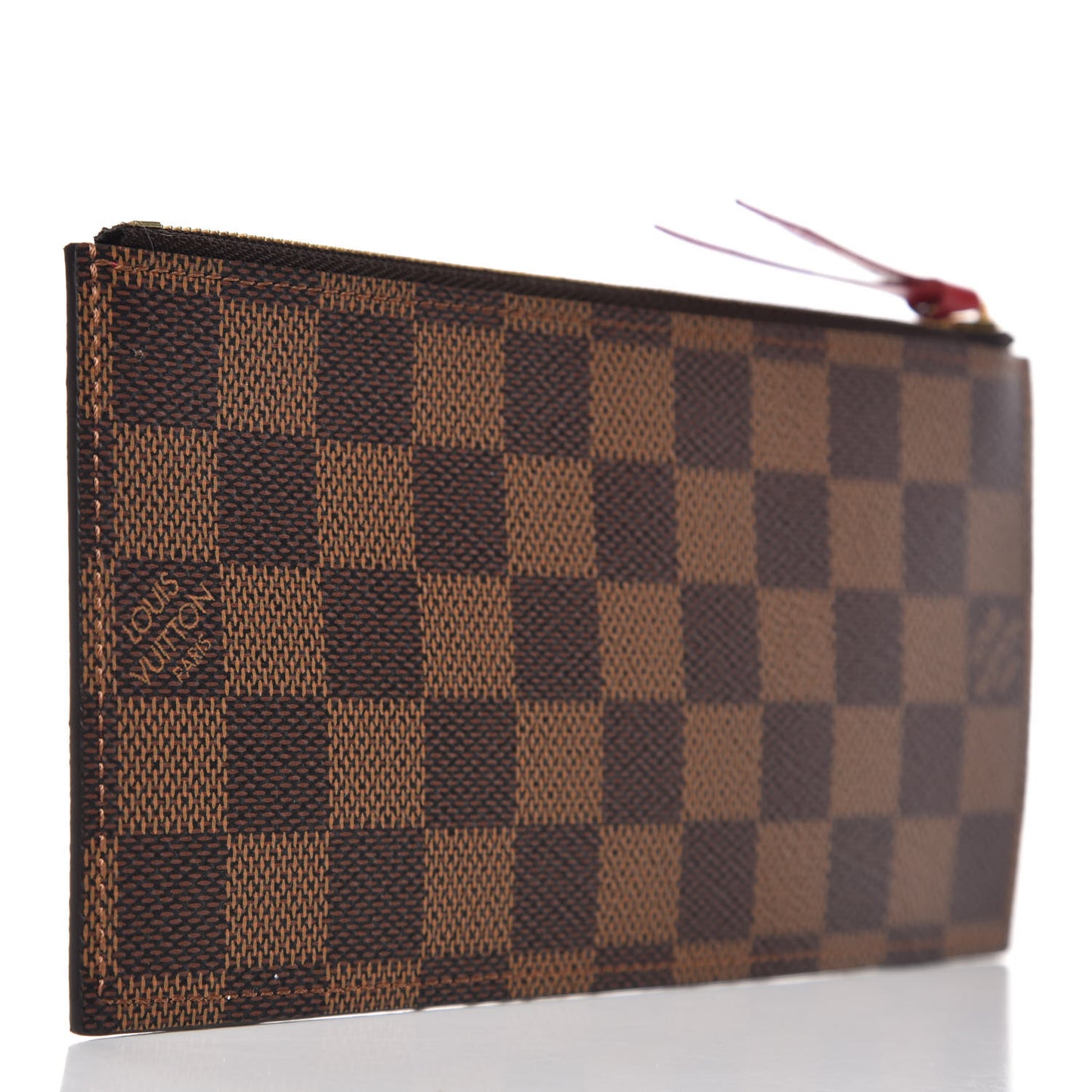 Damier Ebene Felicie Chain Wallet Zippered Insert