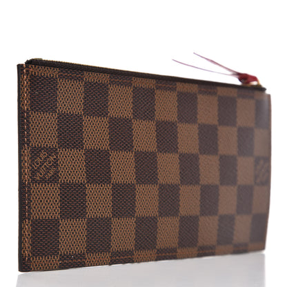 Louis Vuitton Damier Ebene Felicie Chain Wallet Zippered Insert 3 of 9