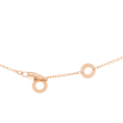 Bulgari 18K Rose Gold Diamond Pink Opal Large Divas' Dream Pendant Necklace 3 of 7