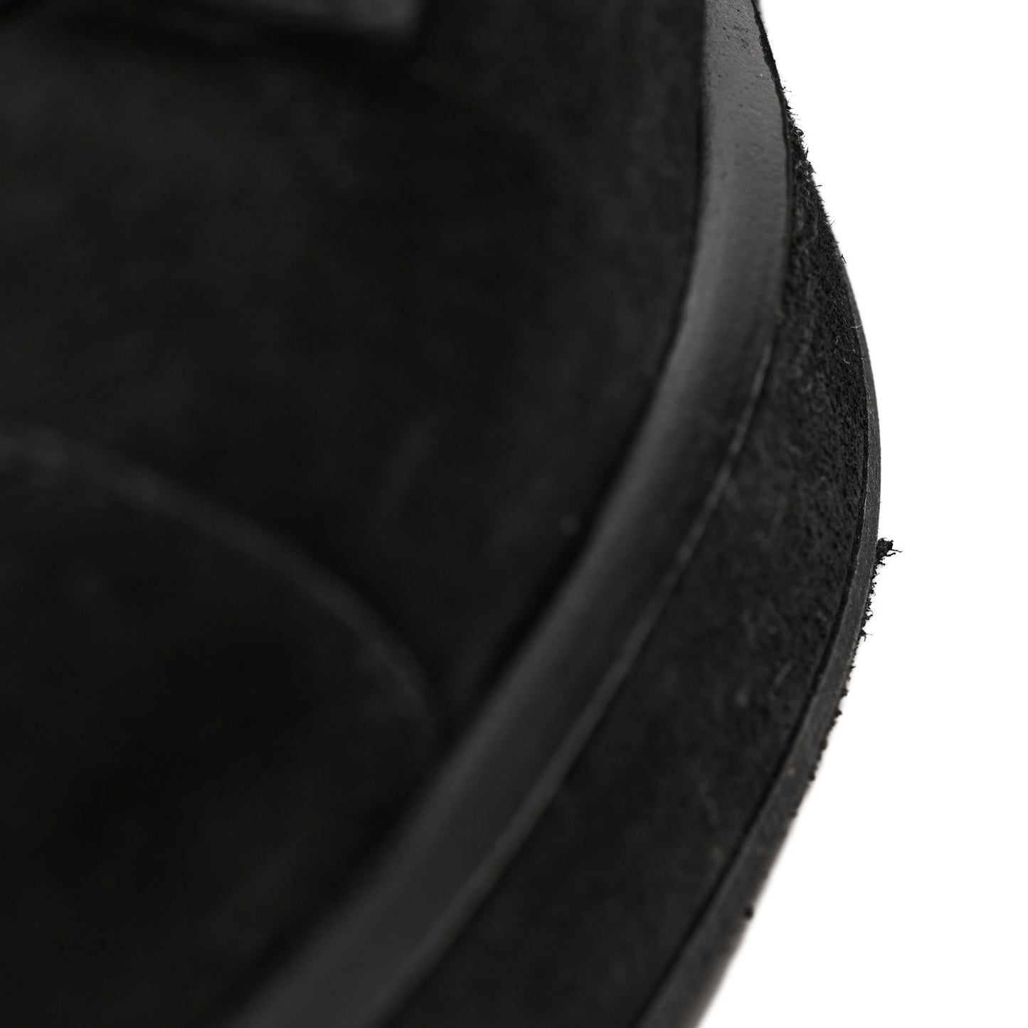 Suede Quilted Lace Up Combat Boots 38.5 Black