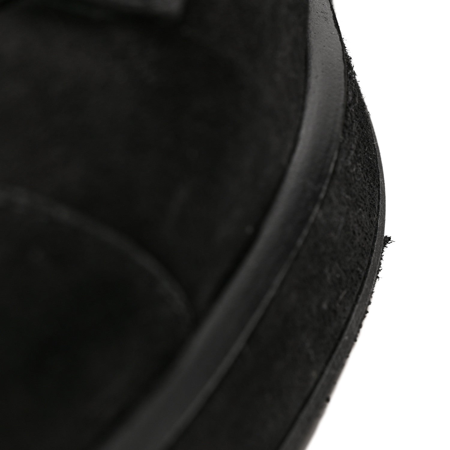 Chanel Suede Quilted Lace Up Combat Boots 38.5 Black 11 of 13