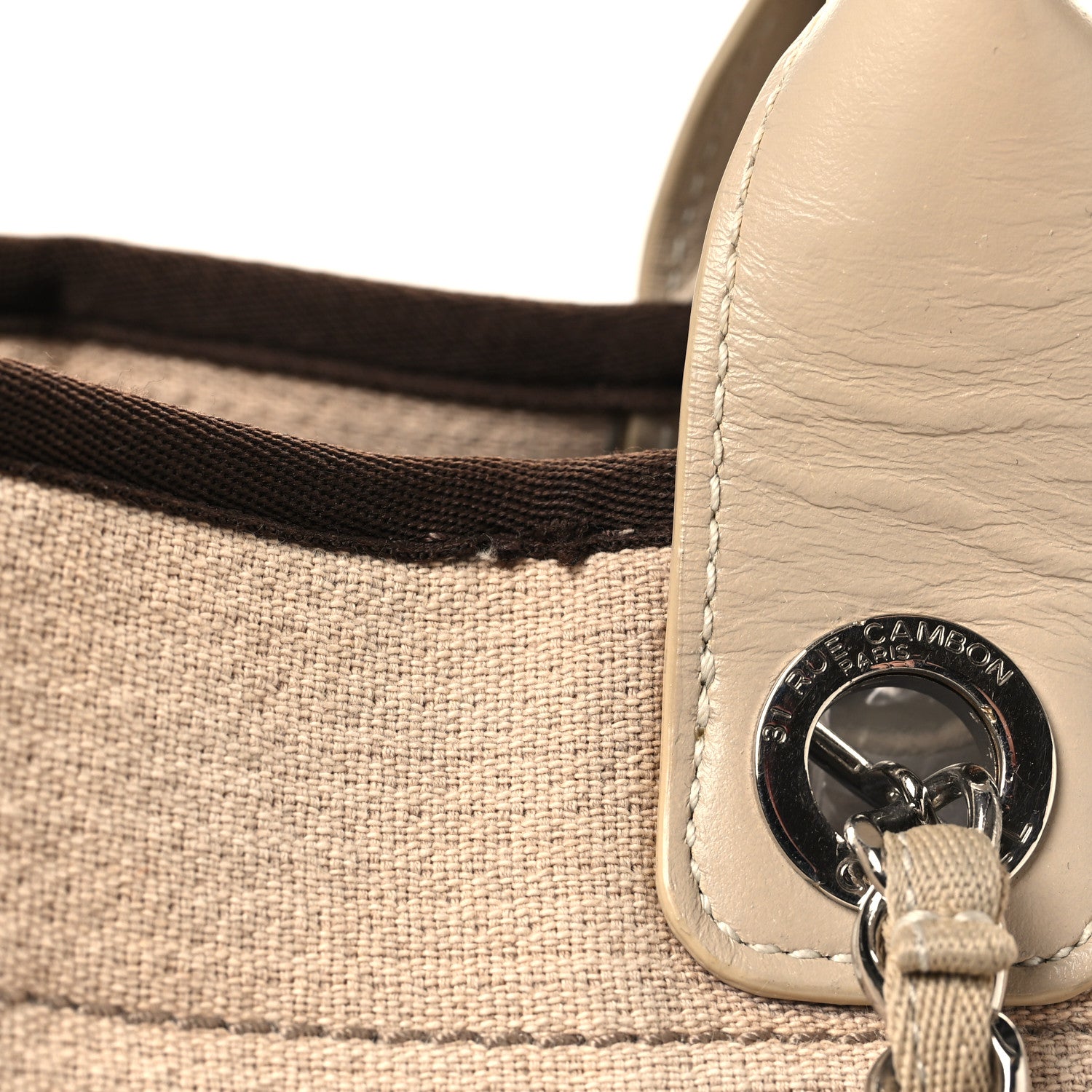 Chanel Mixed Fibers Medium Deauville Tote Beige 14 of 14