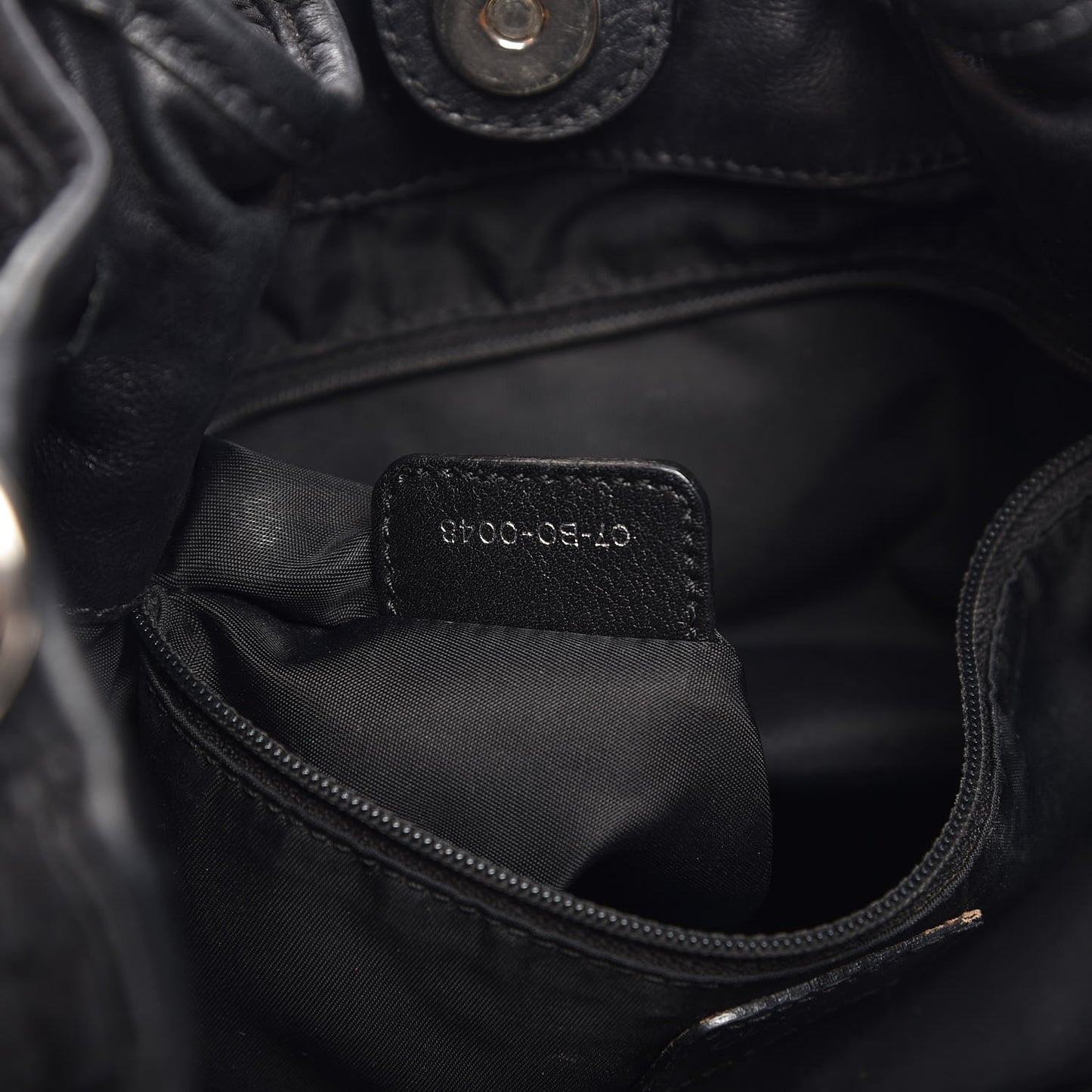 Satin Cannage Charming Hobo Black