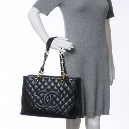 Chanel Caviar Grand Shopping Tote GST Black 2 of 7