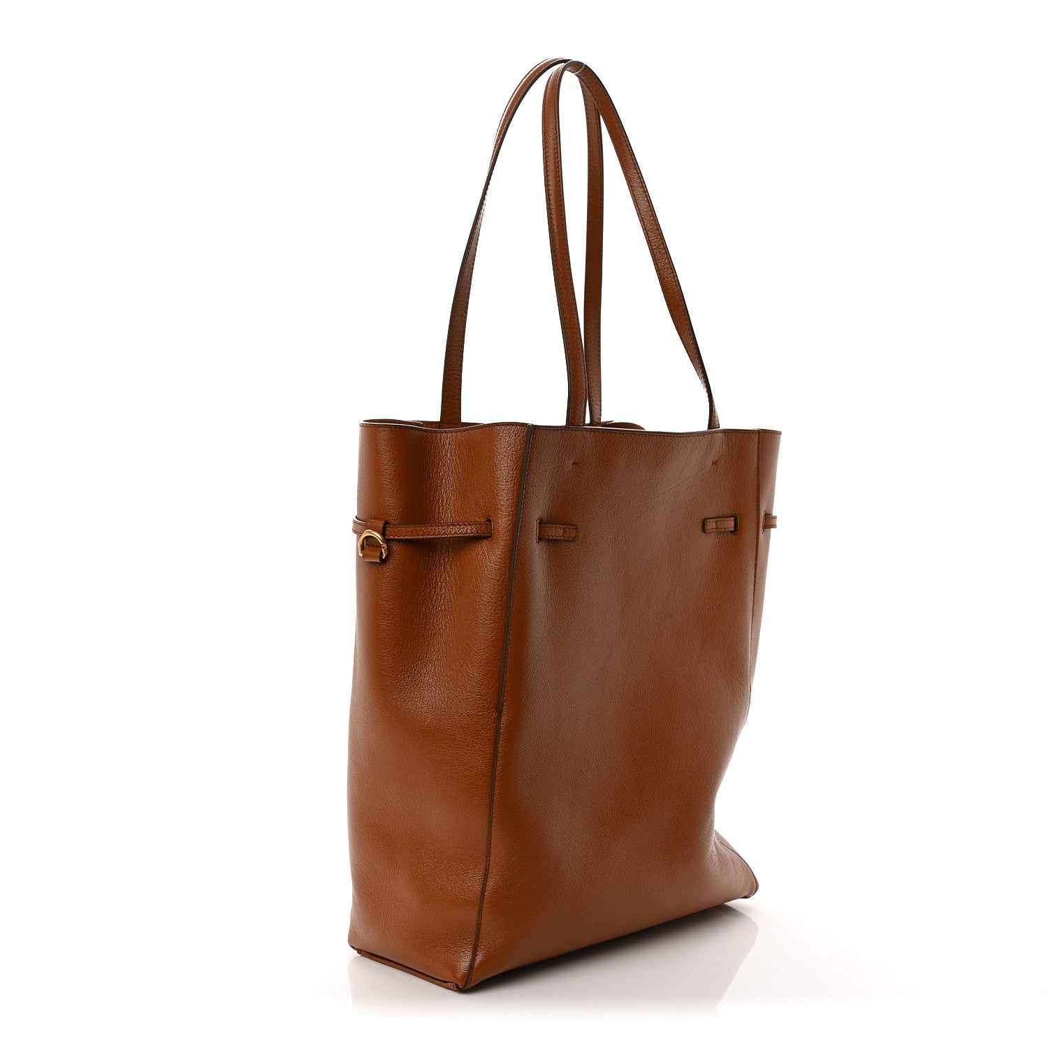 Givenchy Tumbled Buffalo Voyou Medium North South Tote Soft Tan 3 of 9