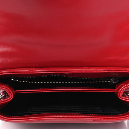 Saint Laurent Calfskin Y Quilted Monogram Toy Loulou Crossbody Bag Rouge Eros 4 of 6