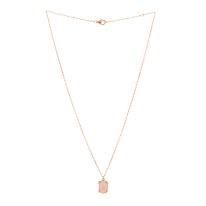Cartier 18K Pink Gold Diamond Pink Mother Of Pearl Tortue Pendant Necklace 2 of 4