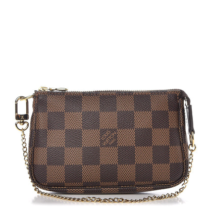 Louis Vuitton Damier Ebene Mini Pochette Accessories 1 of 7