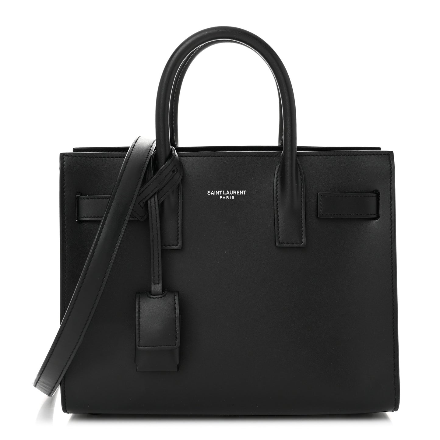 Calfskin Nano Sac De Jour Black