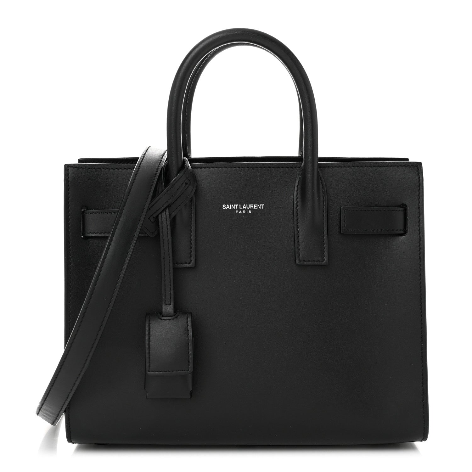 Saint Laurent Calfskin Nano Sac De Jour Black 1 of 9