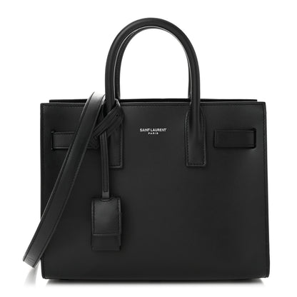 Saint Laurent Calfskin Nano Sac De Jour Black 1 of 9