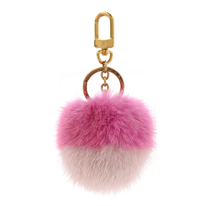 Louis Vuitton Mink Fluo Bubble Bag Charm Key Holder Pink 1 of 3