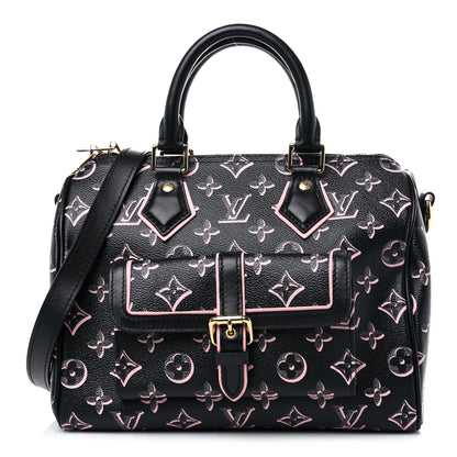 Louis Vuitton Monogram Fall for You Speedy Bandouliere 25 Black 1 of 13