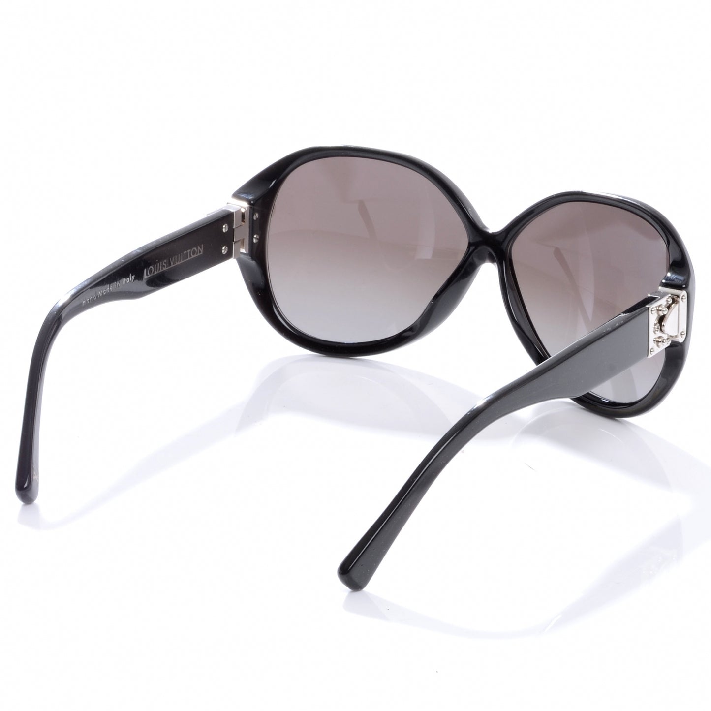 Oversized Soupcon Sunglasses Black Glitter