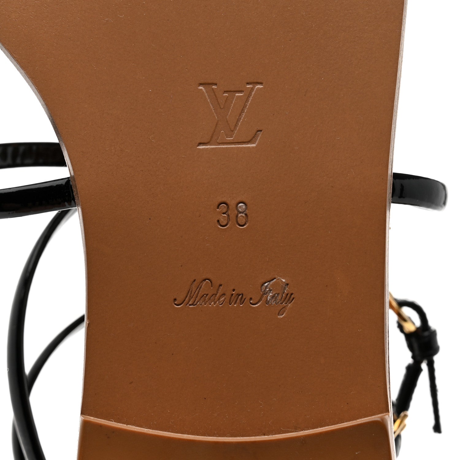 Louis Vuitton Calfskin Key West Sandals 38 Brown 7 of 9