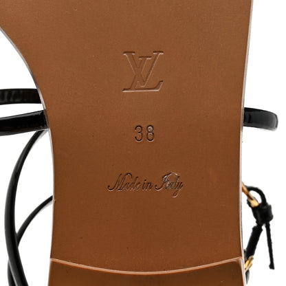 Louis Vuitton Calfskin Key West Sandals 38 Brown 7 of 9