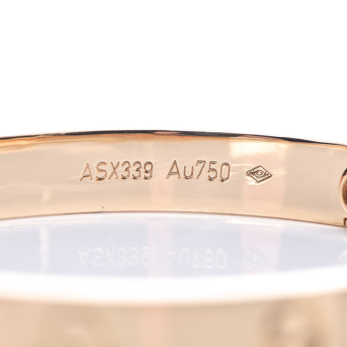 18K Yellow Gold LOVE Bracelet 16