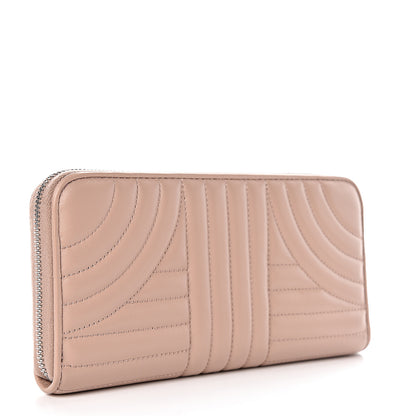 Prada Soft Calfskin Diagramme Zip Around Wallet Cipria 3 of 7