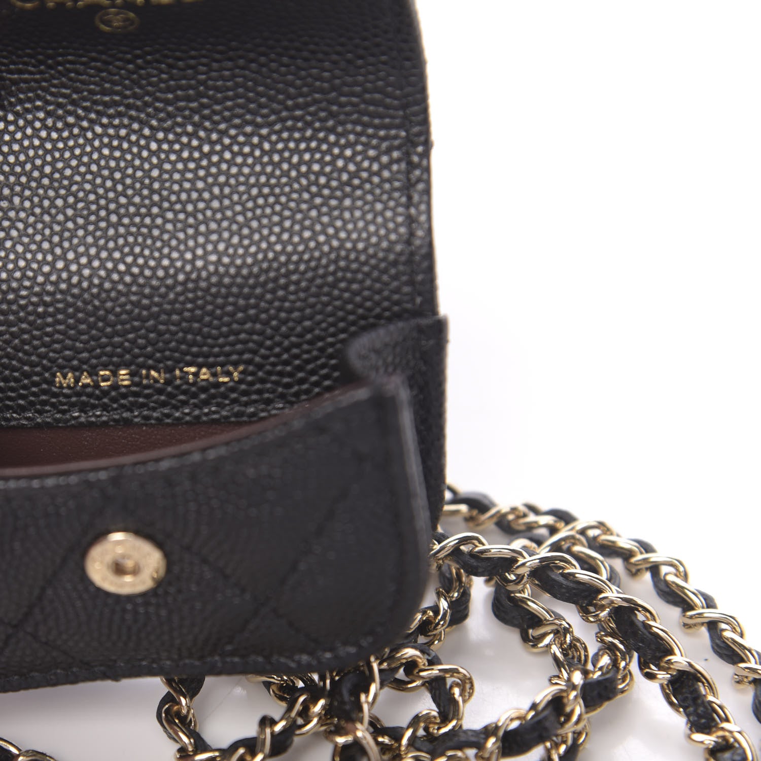 Chanel Caviar Quilted Airpods Pro Case Black 8 of 9