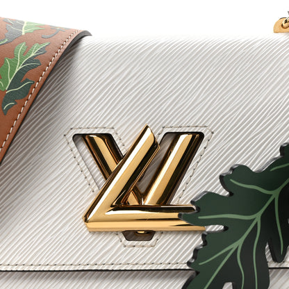 Louis Vuitton Epi Asnieres Flowers Twist Shoulder Bag PM White 8 of 10