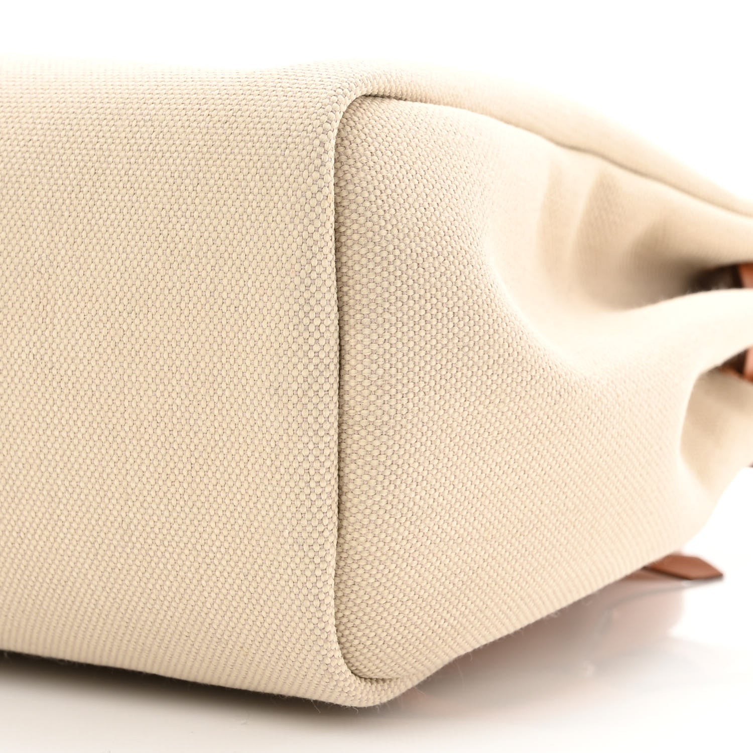 Hermes Vache Hunter Criss Viking Herbag Zip Retourne 31 PM Ecru Beige Naturel 10 of 10