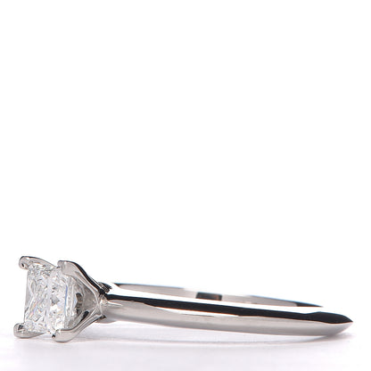 Tiffany Platinum Diamond .48ct Princess Cut Diamond Engagement Ring 48 4.5 3 of 6