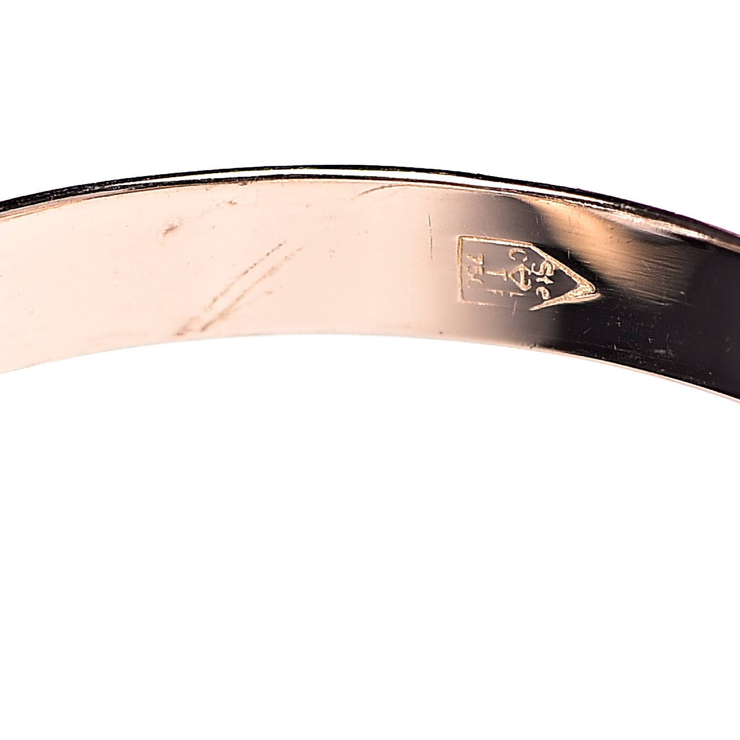 Cartier 18K Pink Yellow White Gold Five Band Les Must De Trinity Ring 50 5.25 4 of 6