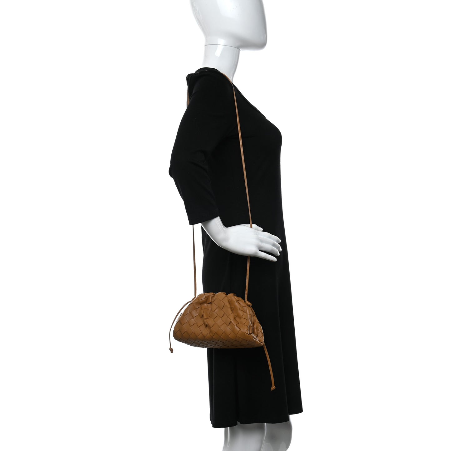 Nappa Intrecciato The Mini Pouch Carmel