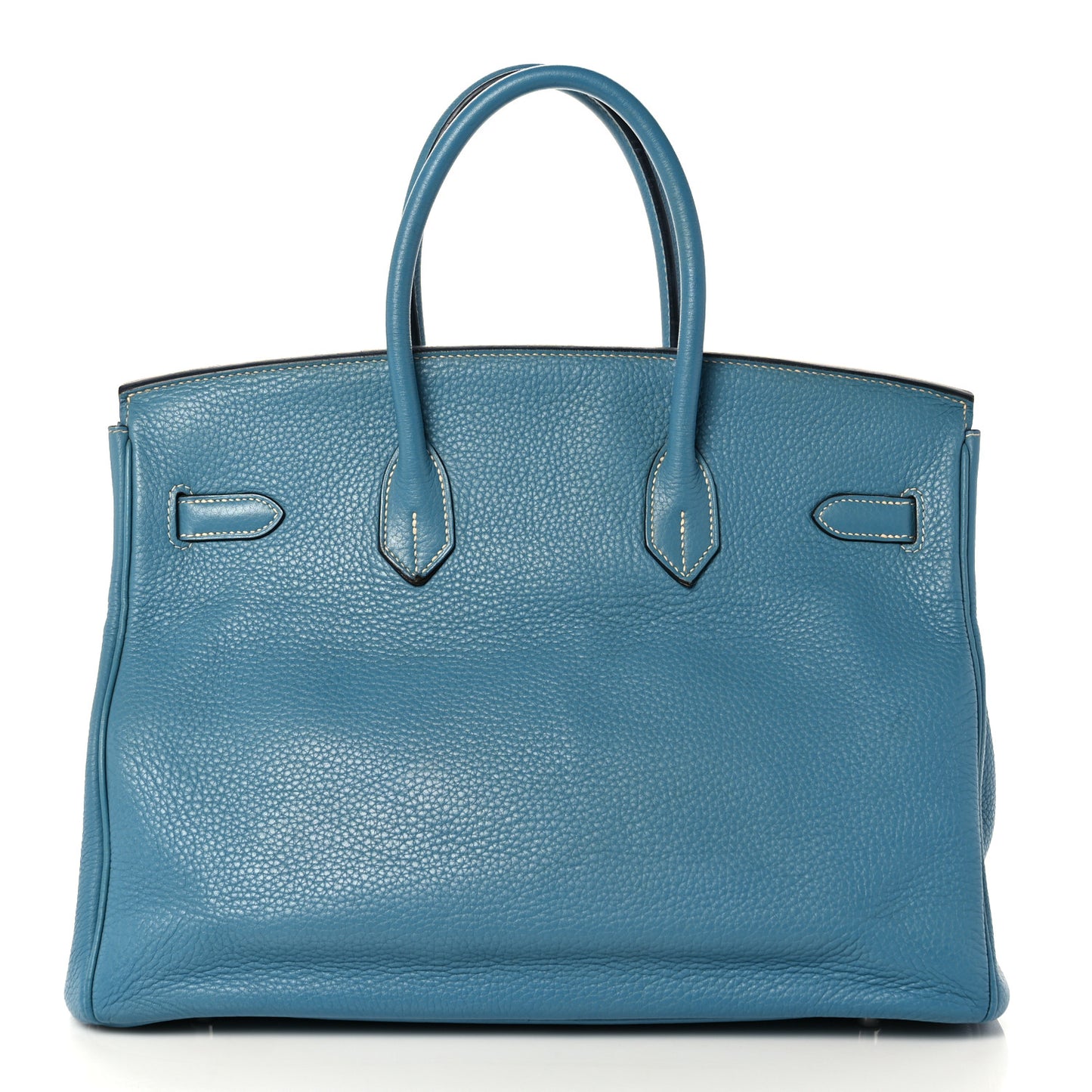 Taurillon Clemence Birkin 35 Blue Jean