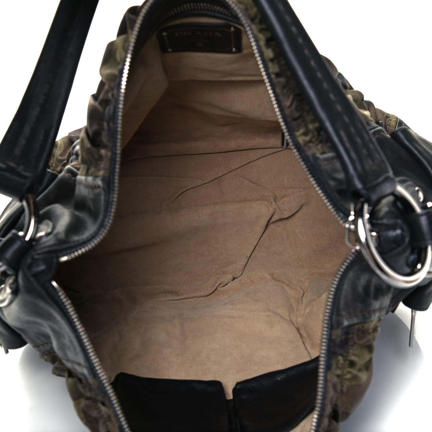 Prada Tessuto Nylon Gaufre Camouflage Tote Mimetico 5 of 10