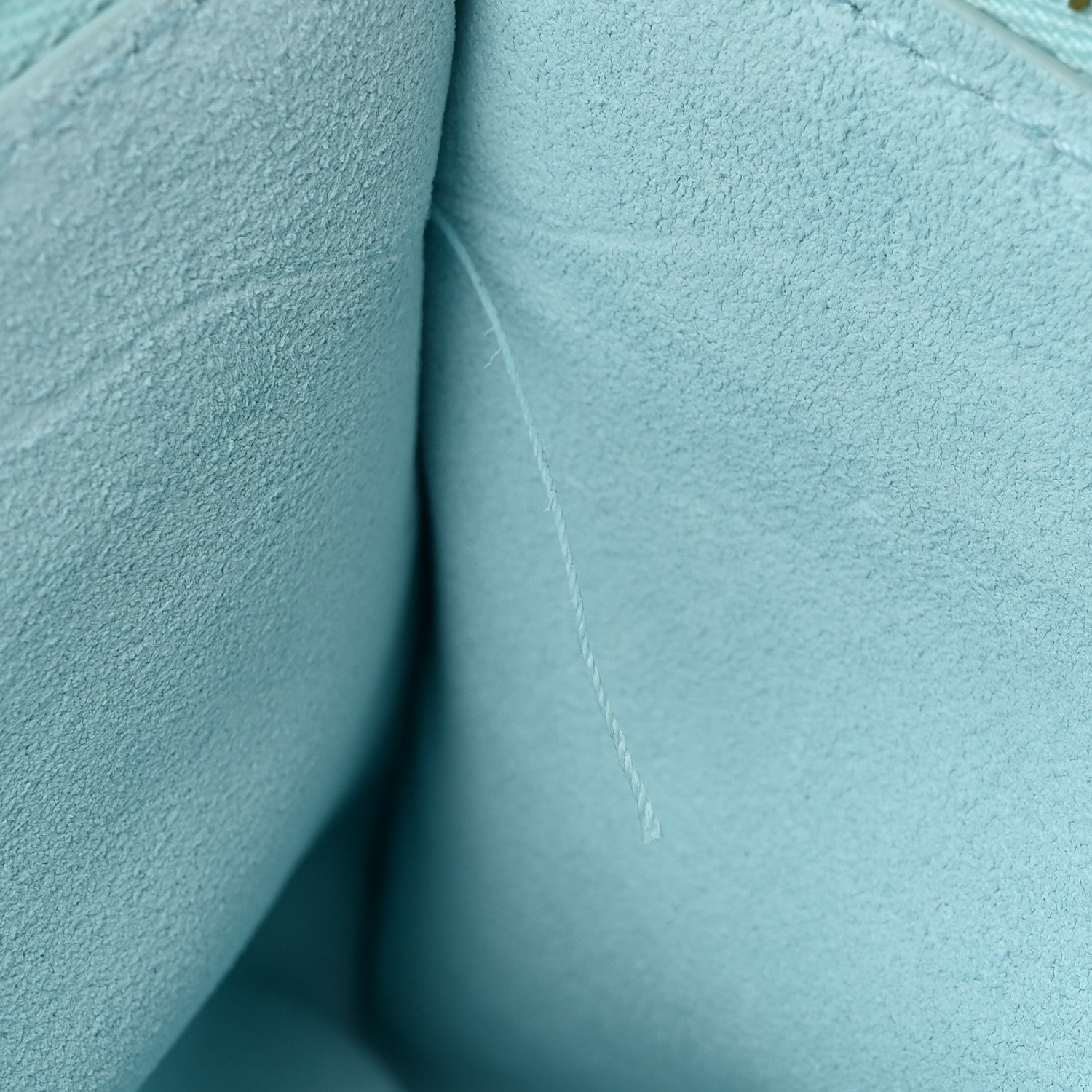 Bottega Veneta Grained Calfskin Maxi Intrecciato Mini Arco Tote Pale Blue 11 of 11