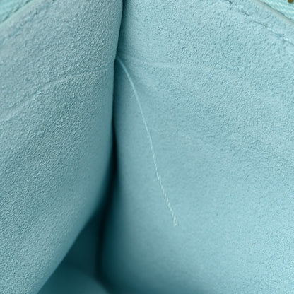 Bottega Veneta Grained Calfskin Maxi Intrecciato Mini Arco Tote Pale Blue 11 of 11