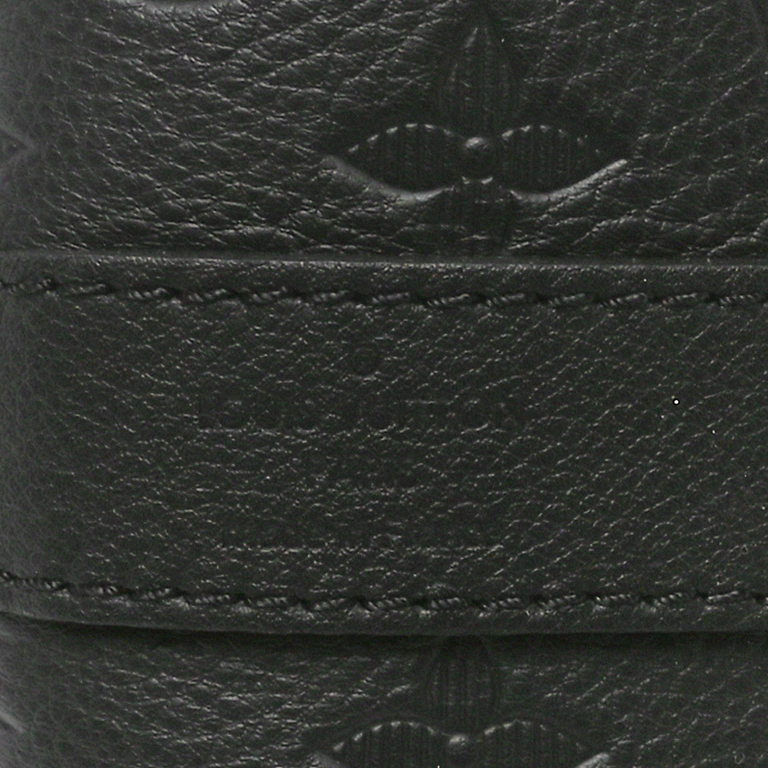 Louis Vuitton Calfskin Shadow Monogram Keepall Bandouliere 50 Black 6 of 9