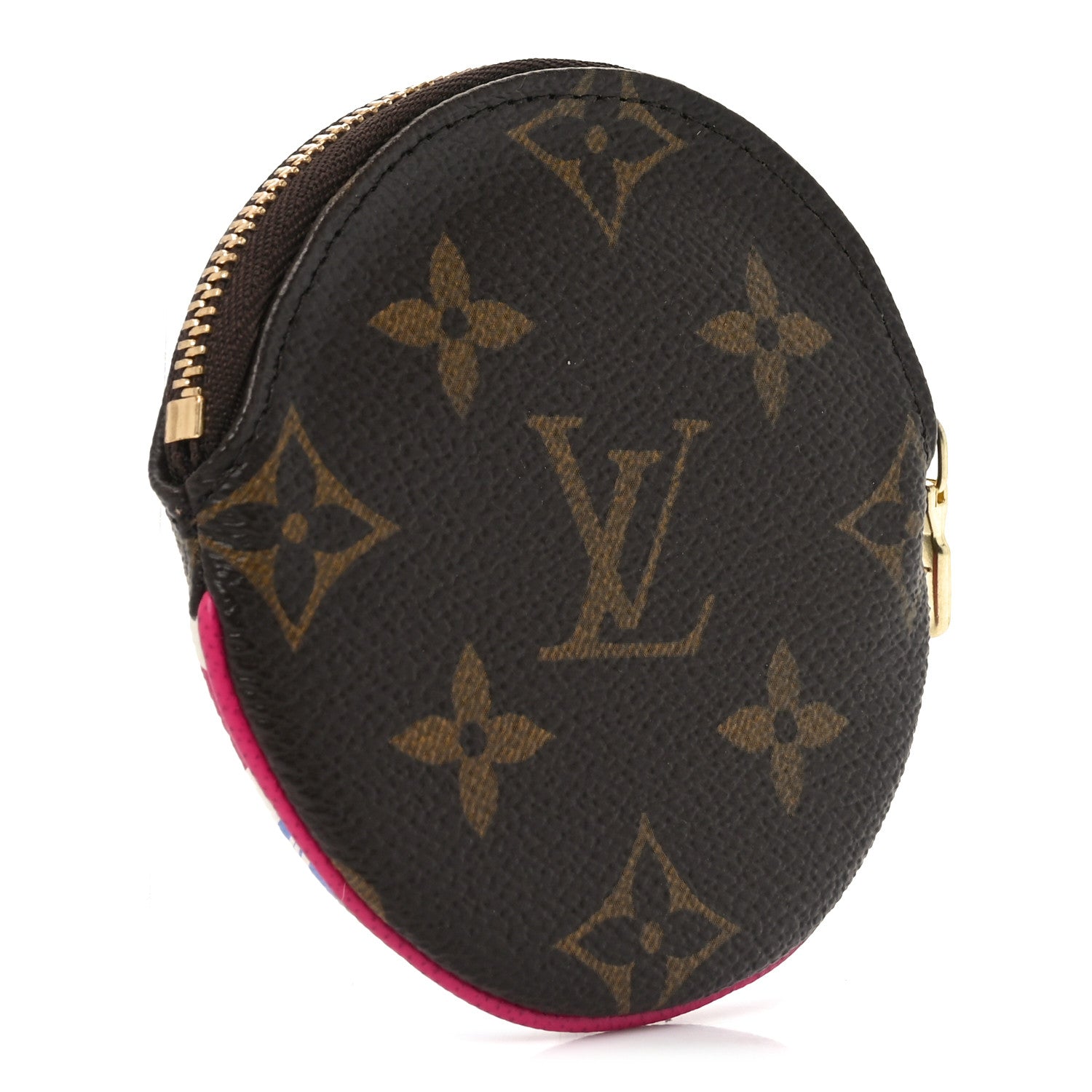 Louis Vuitton Monogram 2018 Christmas Animation Round Coin Purse 3 of 7