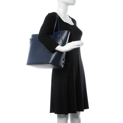 Louis Vuitton Epi Neverfull MM Indigo 2 of 10