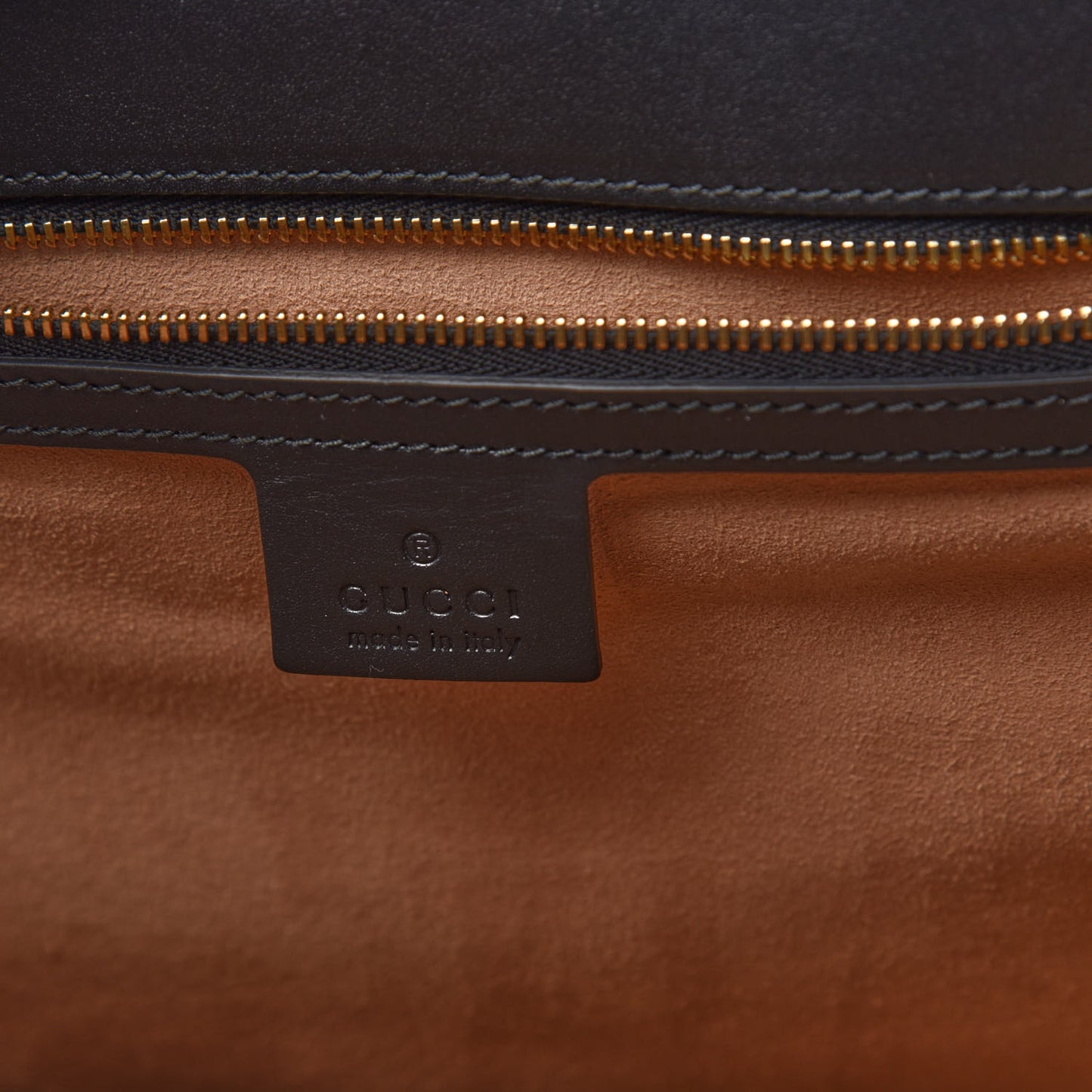 Suede Patent Web Ophidia Vertical Tote Nocciola Black