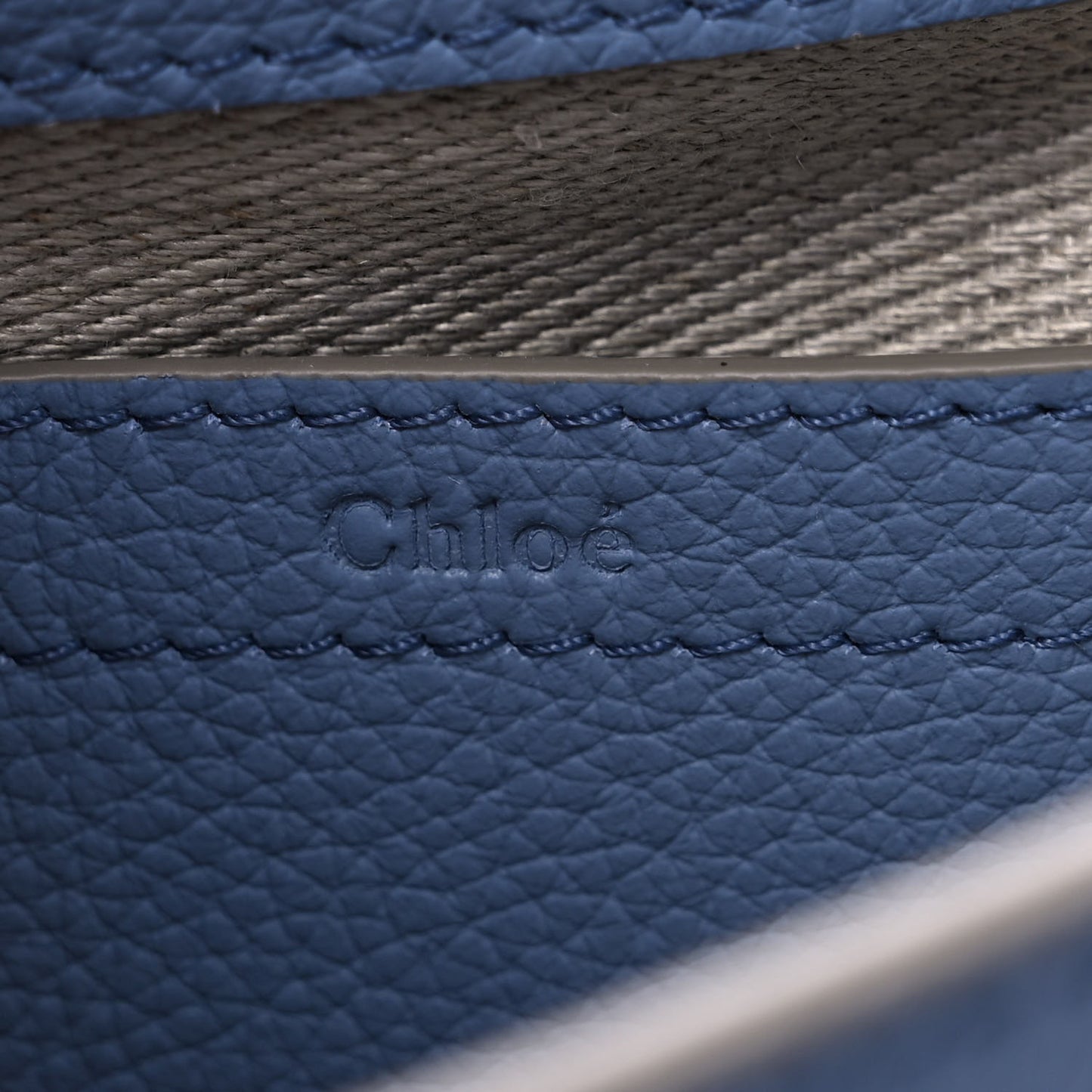 Grained Calfskin Small Marcie Saddle Bag Shady Cobalt