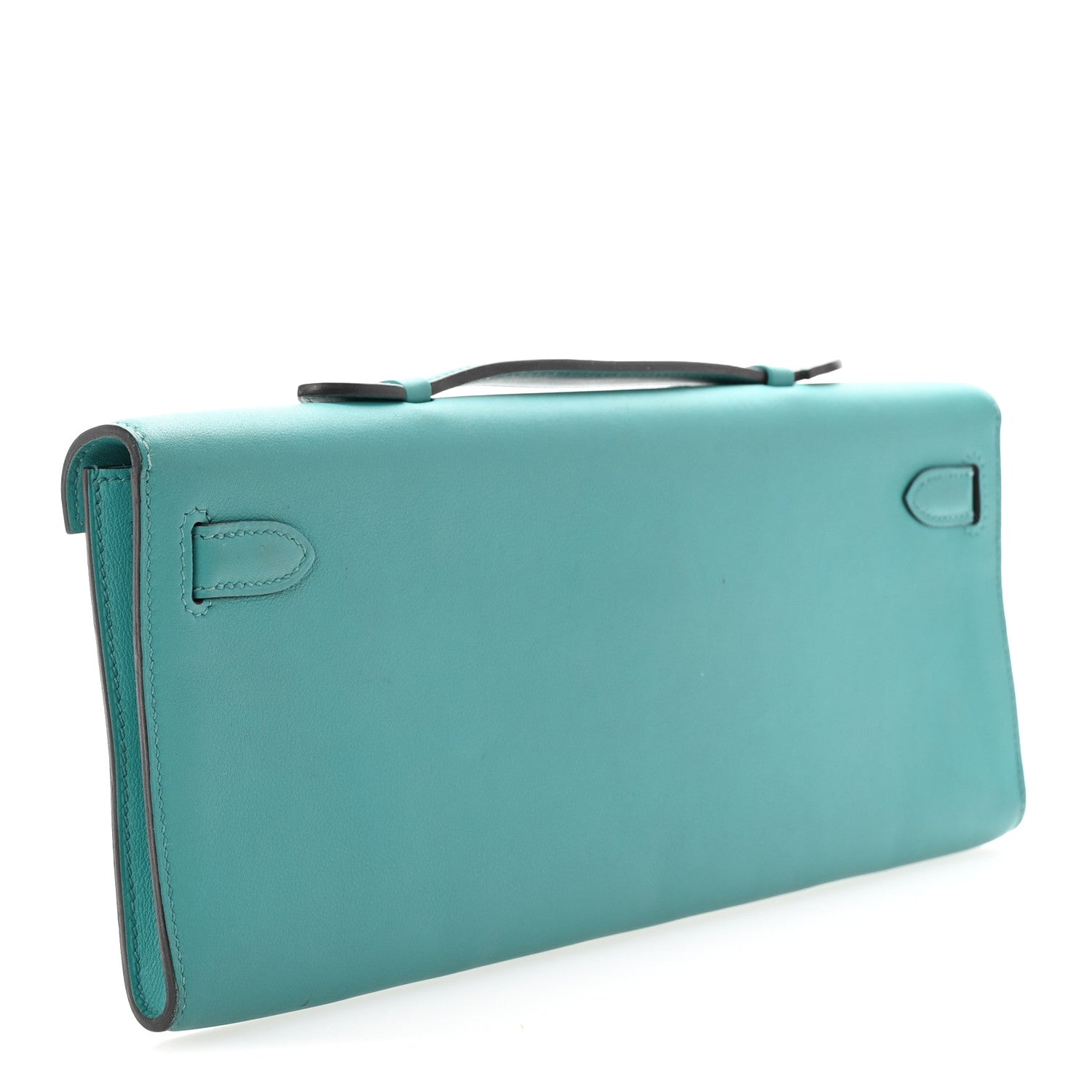 Hermes Swift Kelly Cut Clutch Pochette Vert Verone 3 of 7