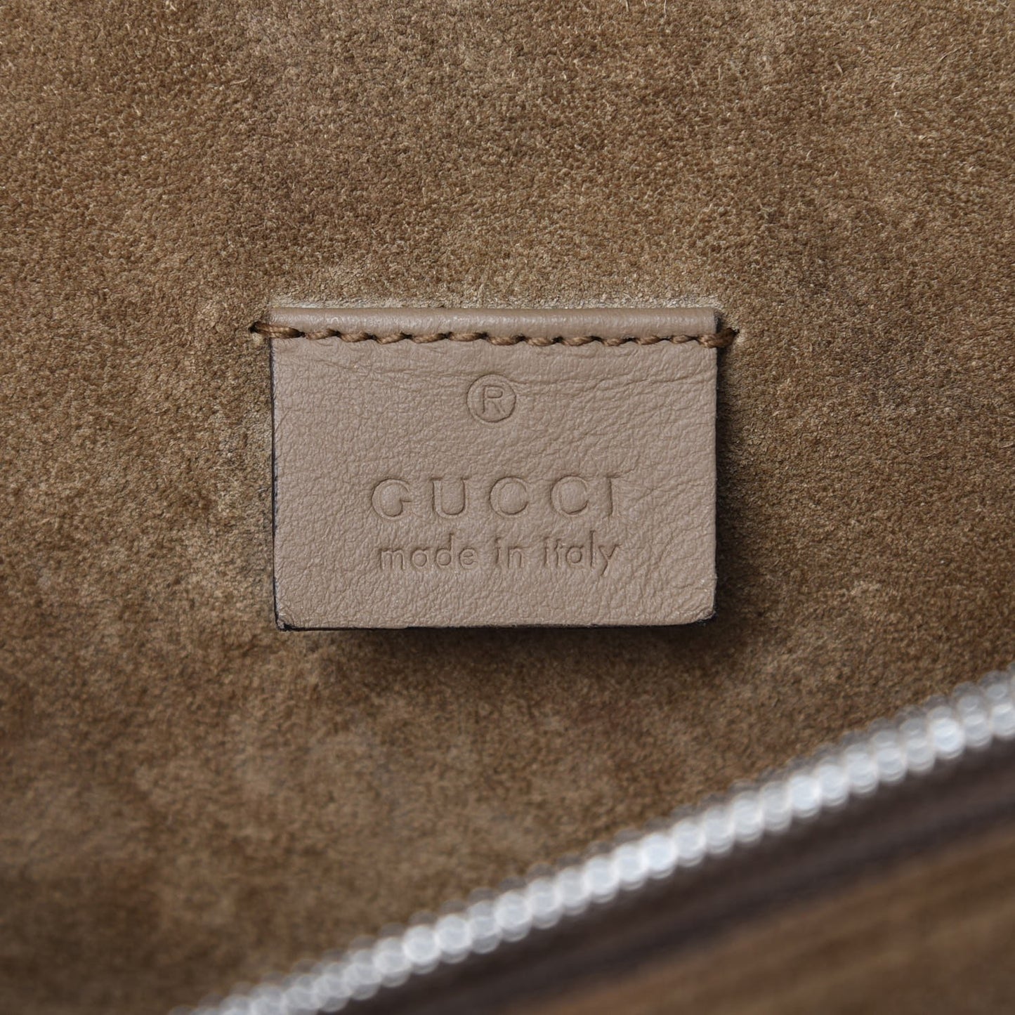 GG Supreme Monogram Medium Dionysus Shoulder Bag Taupe