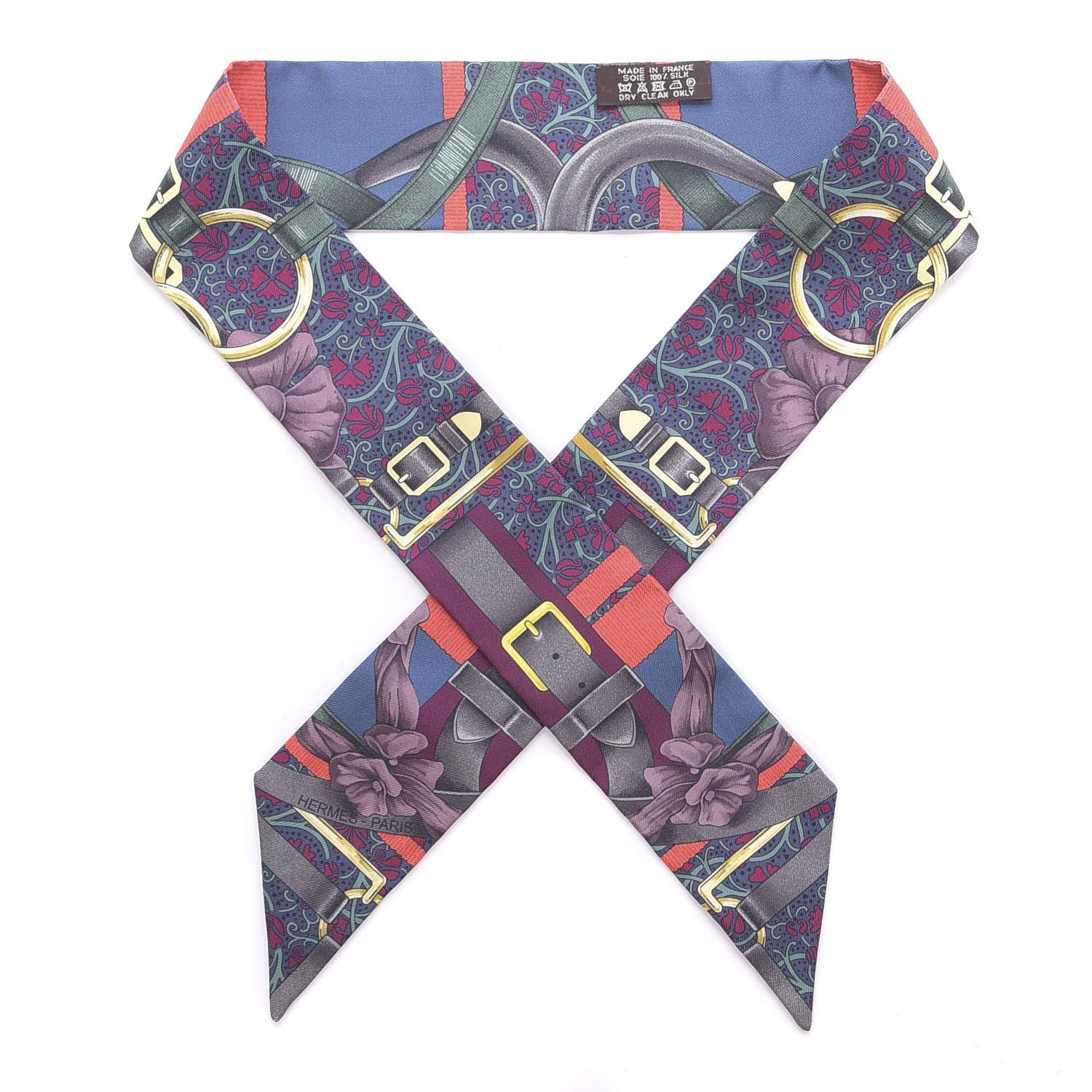 Hermes Silk Grand Manege Twilly 1 of 4